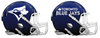 Toronto Blue Jays Custom Concept Navy Blue Mini Riddell Speed Football Helmet - SportsJewelryProShop