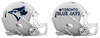 Toronto Blue Jays Custom Concept White Mini Riddell Speed Football Helmet - SportsJewelryProShop