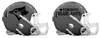 Toronto Blue Jays Custom Concept Gray Mini Riddell Speed Football Helmet - SportsJewelryProShop