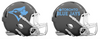 Toronto Blue Jays Custom Concept Gray Mini Riddell Speed Football Helmet - SportsJewelryProShop