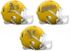 Oakland Athletics Custom Concept Yellow Mini Riddell Speed Football Helmet - SportsJewelryProShop