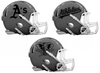 Oakland Athletics Custom Concept Gray Mini Riddell Speed Football Helmet - SportsJewelryProShop
