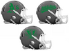 Oakland Athletics Custom Concept Gray Mini Riddell Speed Football Helmet - SportsJewelryProShop