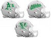 Oakland Athletics Custom Concept White Mini Riddell Speed Football Helmet - SportsJewelryProShop