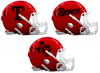 Texas Rangers Custom Concept Red Mini Riddell Speed Football Helmet - SportsJewelryProShop