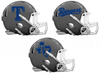Texas Rangers Custom Concept Gray Mini Riddell Speed Football Helmet - SportsJewelryProShop