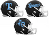 Texas Rangers Custom Concept Black Mini Riddell Speed Football Helmet - SportsJewelryProShop