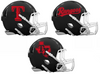 Texas Rangers Custom Concept Black Mini Riddell Speed Football Helmet - SportsJewelryProShop