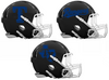 Texas Rangers Custom Concept Black Mini Riddell Speed Football Helmet - SportsJewelryProShop