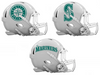 Seattle Mariners Custom Concept White Mini Riddell Speed Football Helmet - SportsJewelryProShop