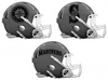 Seattle Mariners Custom Concept Gray Mini Riddell Speed Football Helmet - SportsJewelryProShop