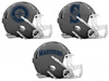 Seattle Mariners Custom Concept Gray Mini Riddell Speed Football Helmet - SportsJewelryProShop