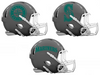 Seattle Mariners Custom Concept Gray Mini Riddell Speed Football Helmet - SportsJewelryProShop