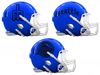 Seattle Mariners City Connect Custom Concept Blue Mini Riddell Speed Football Helmet - SportsJewelryProShop