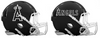 Los Angeles Angels Custom Concept Black Mini Riddell Speed Football Helmet - SportsJewelryProShop
