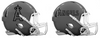 Los Angeles Angels Custom Concept Gray Mini Riddell Speed Football Helmet - SportsJewelryProShop