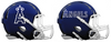 Los Angeles Angels Custom Concept Navy Blue Mini Riddell Speed Football Helmet - SportsJewelryProShop