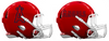 Los Angeles Angels Custom Concept Red Mini Riddell Speed Football Helmet - SportsJewelryProShop