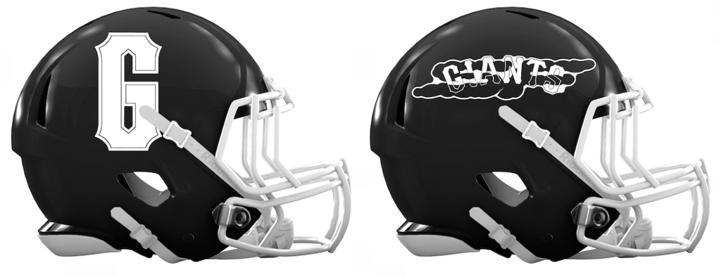 San Francisco Giants City Connect Custom Concept Black Mini Riddell Speed Football Helmet - SportsJewelryProShop