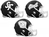 San Francisco Giants City Connect Custom Concept Black Mini Riddell Speed Football Helmet - SportsJewelryProShop
