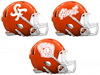 San Francisco Giants City Connect Custom Concept Orange Mini Riddell Speed Football Helmet - SportsJewelryProShop