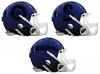 Seattle Mariners Custom Concept Navy Blue Mini Riddell Speed Football Helmet - SportsJewelryProShop