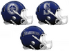 Seattle Mariners Custom Concept Navy Blue Mini Riddell Speed Football Helmet - SportsJewelryProShop
