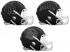 Seattle Mariners City Connect Custom Concept Black Mini Riddell Speed Football Helmet - SportsJewelryProShop