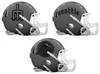 Seattle Mariners City Connect Custom Concept Gray Mini Riddell Speed Football Helmet - SportsJewelryProShop