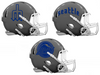 Seattle Mariners City Connect Custom Concept Gray Mini Riddell Speed Football Helmet - SportsJewelryProShop