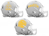 Seattle Mariners City Connect Custom Concept White Mini Riddell Speed Football Helmet - SportsJewelryProShop