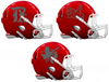 Texas Rangers City Connect Custom Concept Red Mini Riddell Speed Football Helmet - SportsJewelryProShop