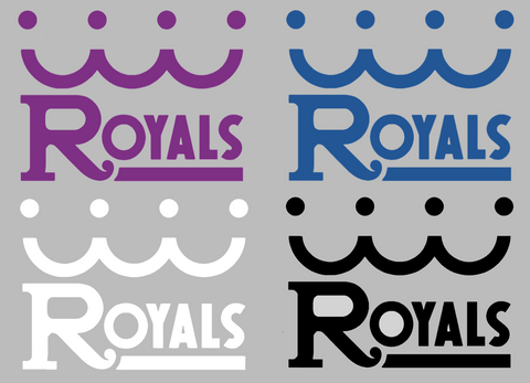 Kansas City Royals City Connect 2.0 Team Name Logo Premium DieCut Vinyl Decal PICK COLOR & SIZE