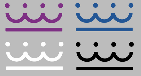 Kansas City Royals City Connect 2.0 Crown Logo Premium DieCut Vinyl Decal PICK COLOR & SIZE