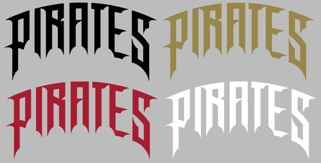 Pittsburgh Pirates City Connect 2.0 Team Name Logo Premium DieCut Vinyl Decal PICK COLOR & SIZE