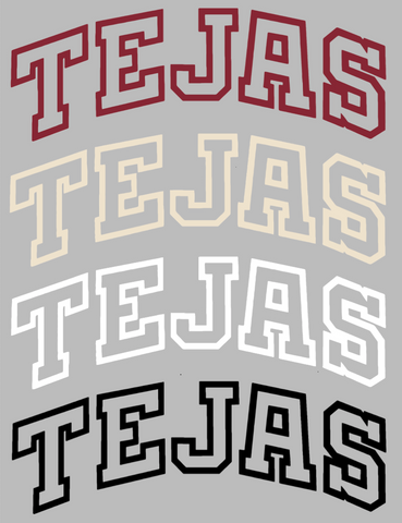 Texas Rangers City Connect 2.0 Tejas Logo Premium DieCut Vinyl Decal PICK COLOR & SIZE