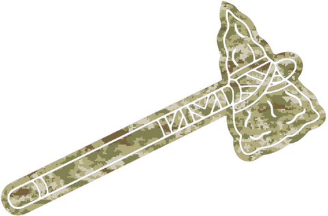 Atlanta Braves Salute to Service Tomahawk Logo Camouflage Camo Vinyl Decal PICK SIZE
