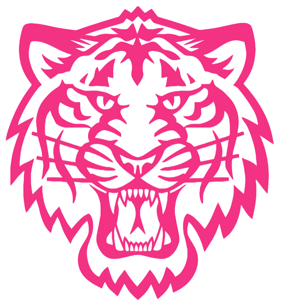 Detroit Tigers Hot Pink City Connect Team Logo Premium DieCut Vinyl Decal PICK SIZE