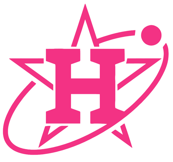 Houston Astros Hot Pink City Connect H Logo Premium DieCut Vinyl Decal PICK SIZE