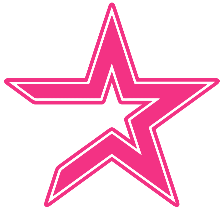 Houston Astros Hot Pink Retro Throwback 2000s-2010s Logo Premium DieCut Vinyl Decal PICK SIZE