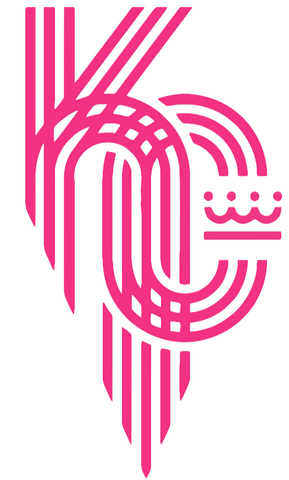 Kansas City Royals Hot Pink City Connect KC Logo Premium DieCut Vinyl Decal PICK SIZE