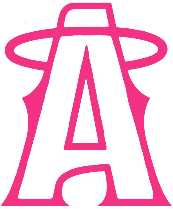Los Angeles Angels Hot Pink City Connect A Logo Premium DieCut Vinyl Decal PICK SIZE