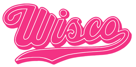 Milwaukee Brewers Hot Pink City Connect 2.0 Wisco Logo Premium DieCut Vinyl Decal PICK SIZE