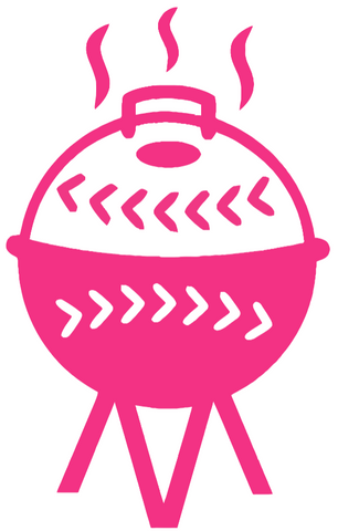 Milwaukee Brewers Hot Pink City Connect Grill Logo Premium DieCut Vinyl Decal PICK SIZE
