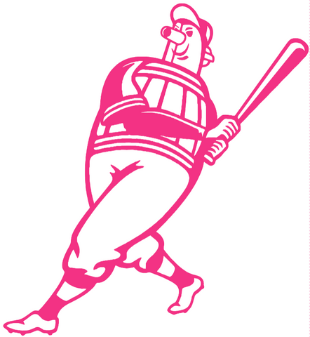 Milwaukee Brewers Hot Pink Barrelman Logo Premium DieCut Vinyl Decal PICK SIZE