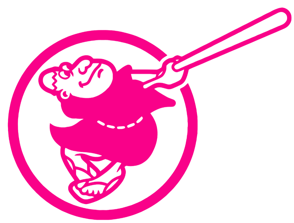 San Diego Padres Hot Pink Swinging Friar Logo Premium DieCut Vinyl Decal PICK SIZE