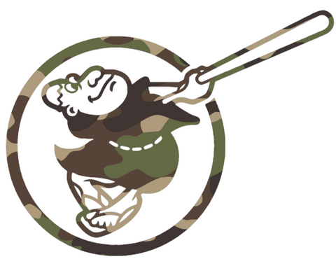 San Diego Padres Woodland Camo Camouflage Swinging Friar Logo Premium DieCut Vinyl Decal PICK SIZE