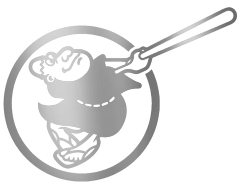 San Diego Padres SILVER CHROME MIRROR Swinging Friar Logo Premium DieCut Vinyl Decal PICK SIZE