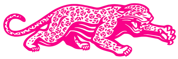 Jacksonville Jaguars Hot Pink Retro Throwback Logo Premium DieCut Vinyl Decal PICK SIZE