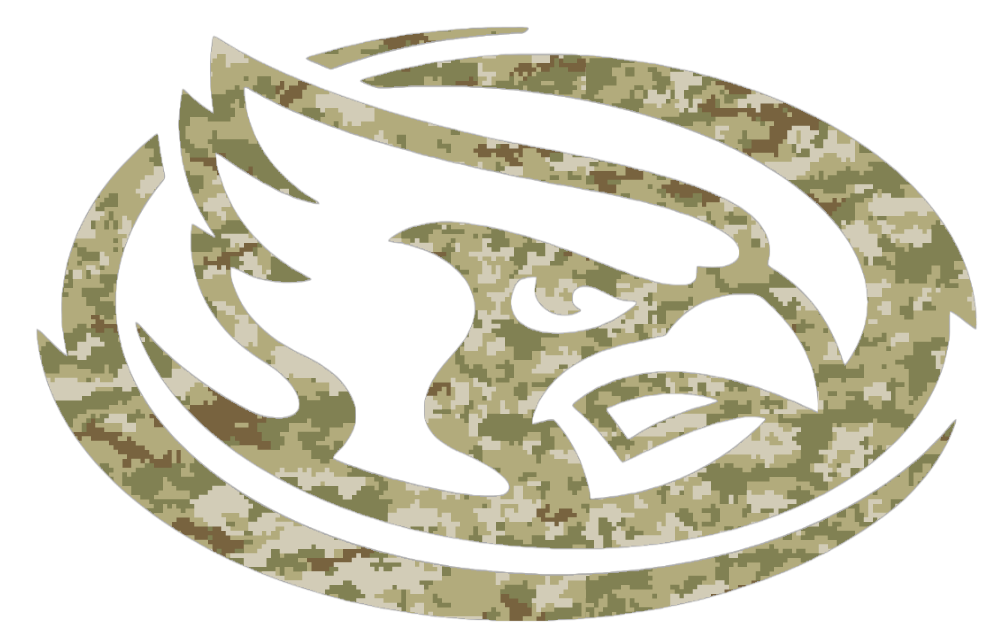 Iowa State Cyclones Mascot Logo Salute to Service Camouflage Camo Vinyl Decal PICK SIZE